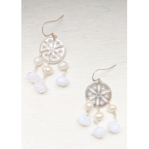 Boucles d'oreille Neige