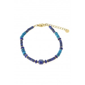 Bracelet en lapis lazuli 