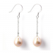 Boucles d'oreille acier roses 