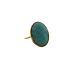 Bague amazonite et acier 